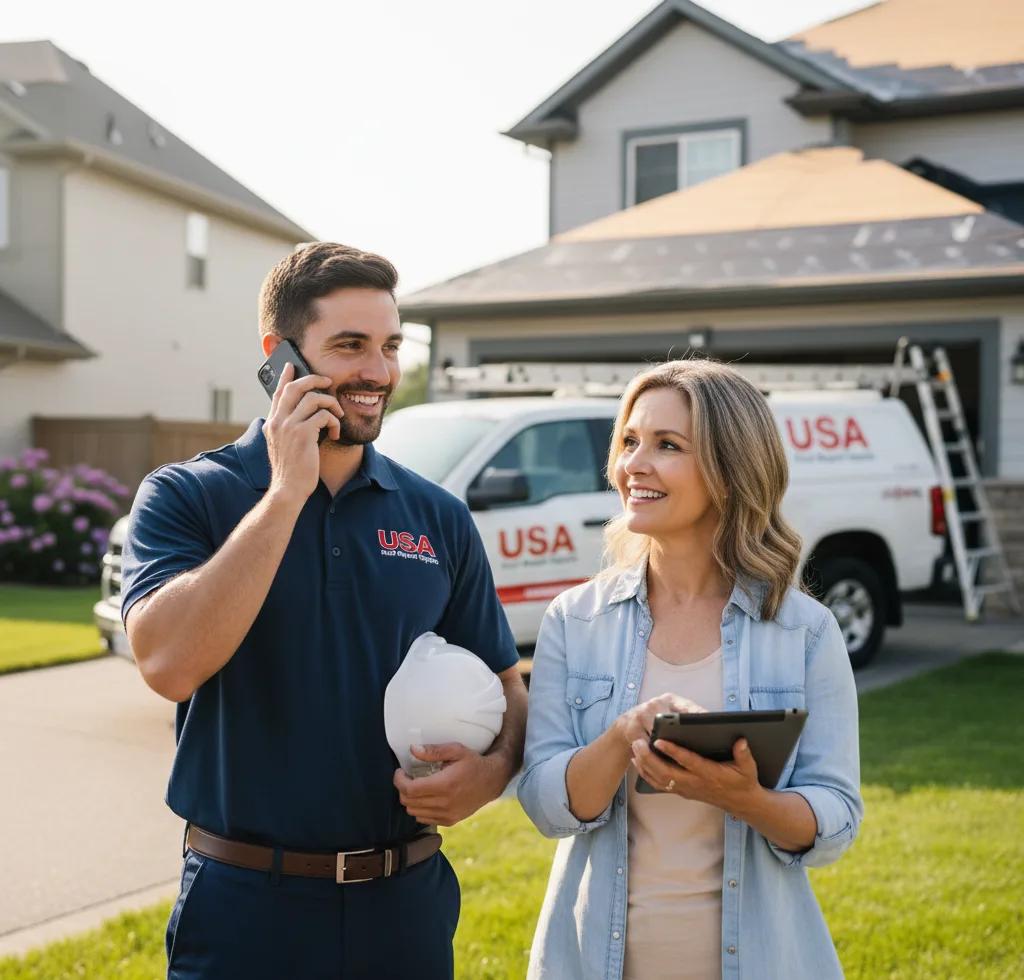 USA Roof Repair Experts customer support in Dodge City